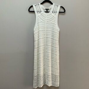 Theory Linen Crochet Dress
